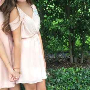 Light pink flowy dress